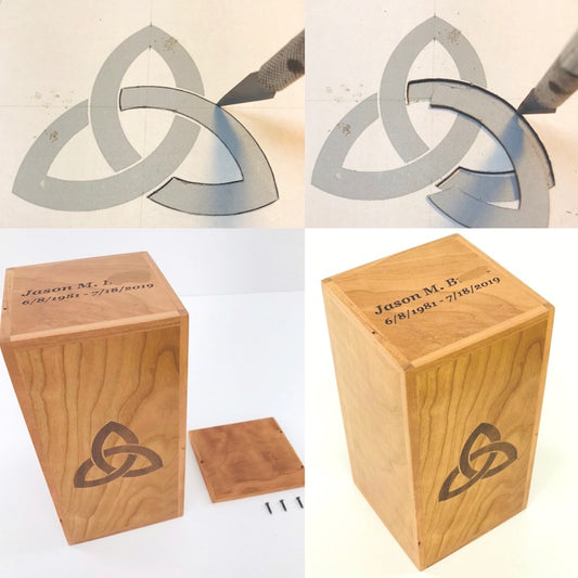 Custom Wooden Keepsake Urns