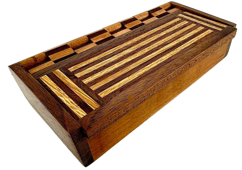SOLD Available now small double spline wooden hinged box (ships in
