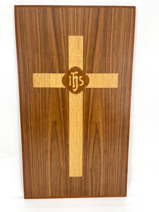 Available now Inlaid Cross with IHS - TreeToBox