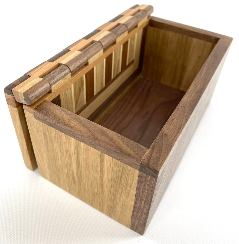Available now Custom wooden 2 hinged lid box - TreeToBox