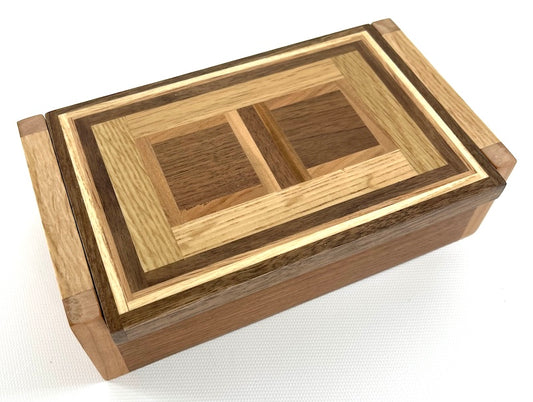 Available now Custom wooden hinged box