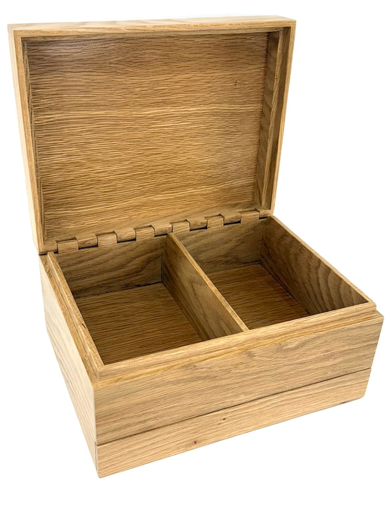 Available Now Doublewide wooden Recipe box - TreeToBox