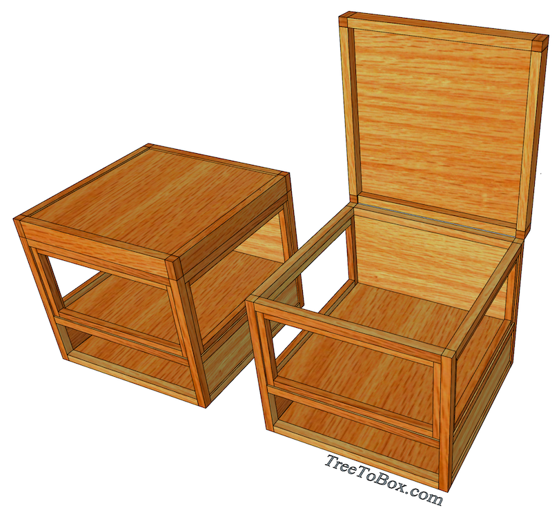 Plans for USCG Wooden Hat Box - TreeToBox