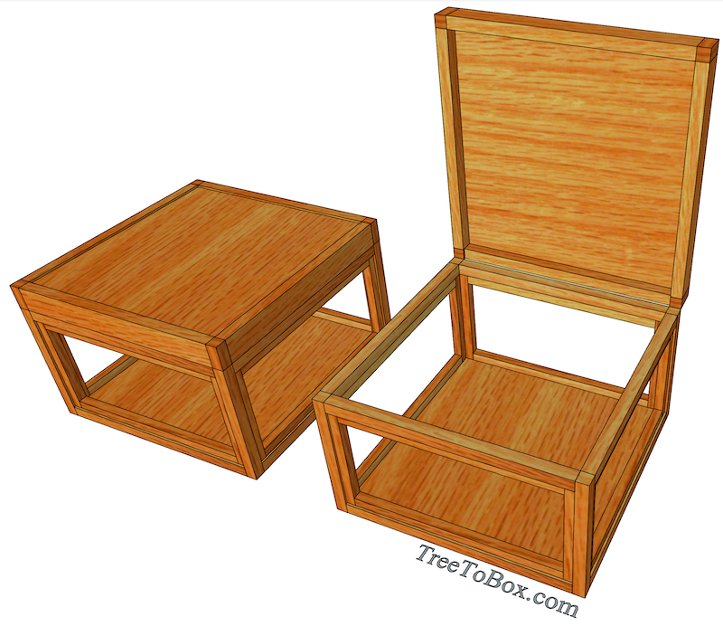 Plans for USCG Wooden Hat Box - TreeToBox