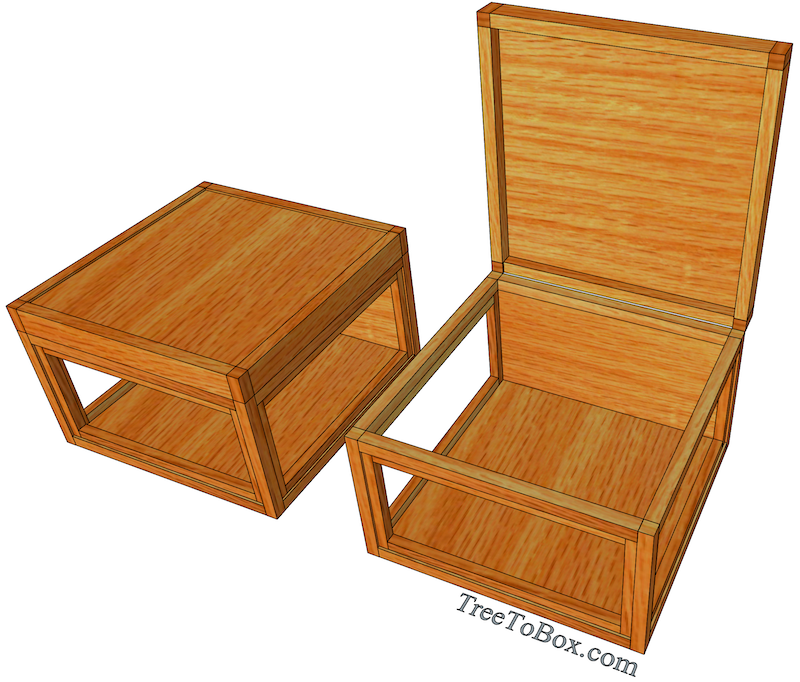 Plans for USCG Wooden Hat Box - TreeToBox