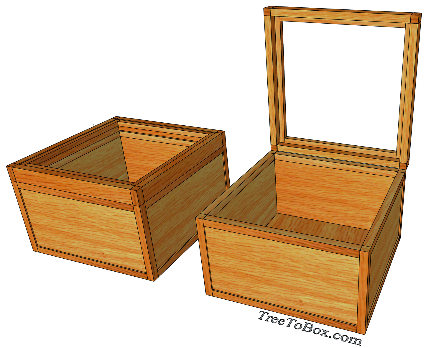 Plans for USCG Wooden Hat Box - TreeToBox