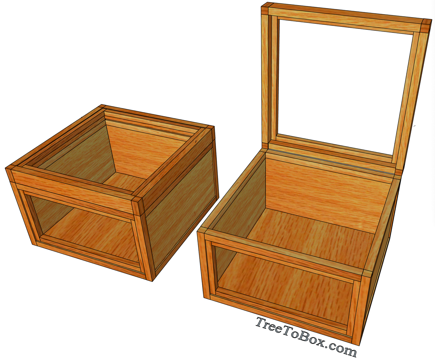 Plans for USCG Wooden Hat Box - TreeToBox