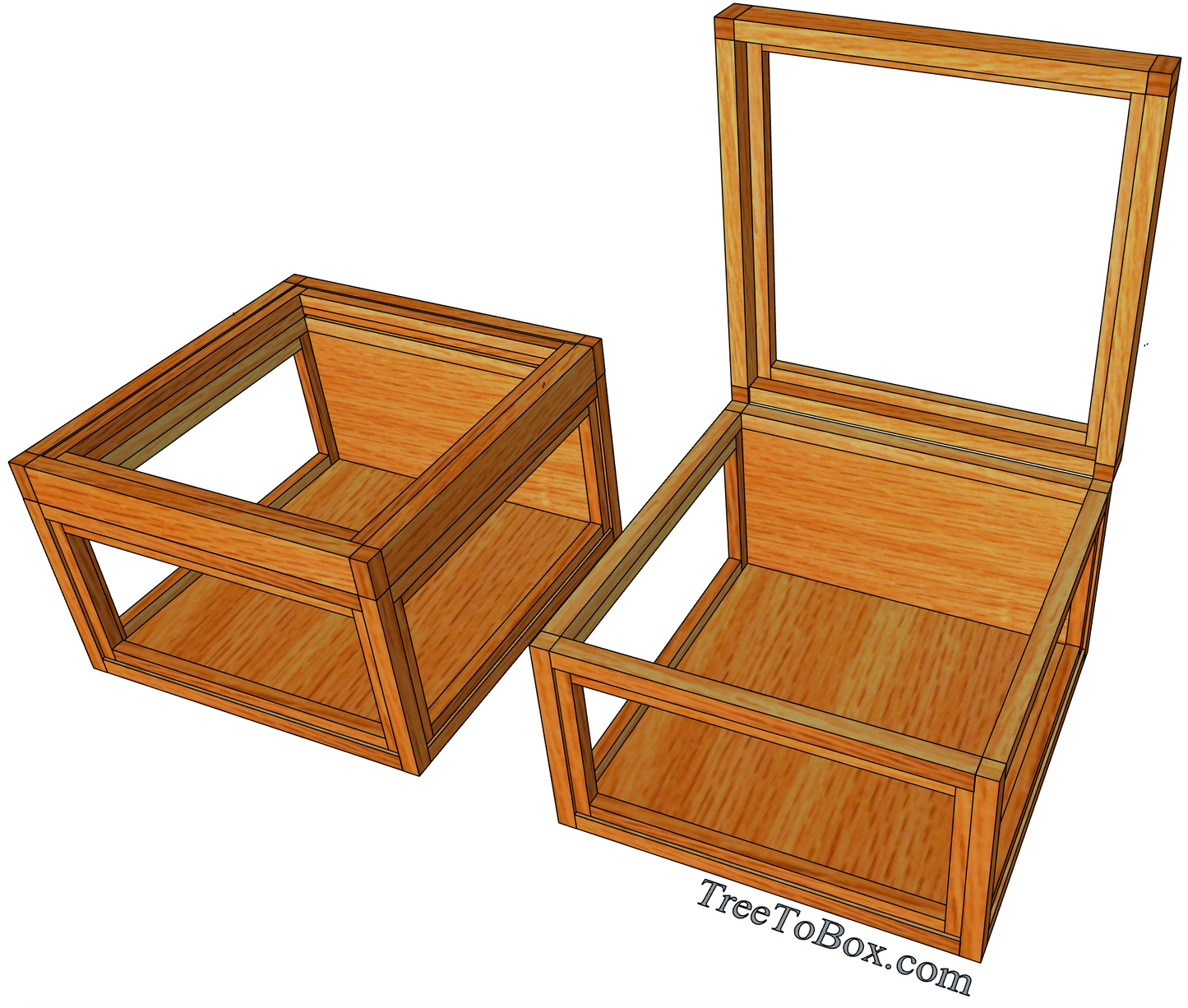 Plans for USCG Wooden Hat Box - TreeToBox