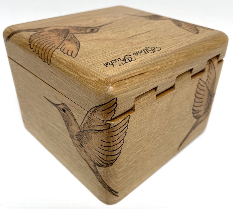 Heirloom wooden Recipe box (Base price shown) - TreeToBox