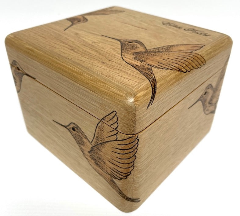 Heirloom wooden Recipe box (Base price shown) - TreeToBox