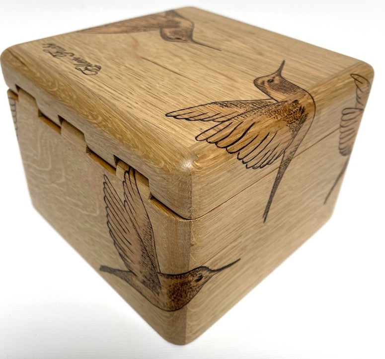 Heirloom wooden Recipe box (Base price shown) - TreeToBox