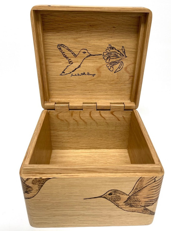 Heirloom wooden Recipe box (Base price shown) - TreeToBox