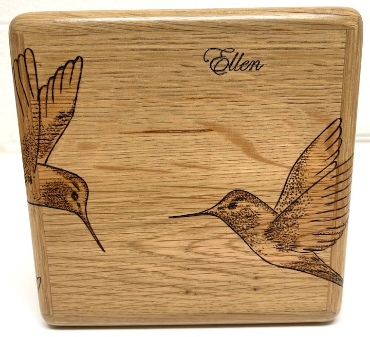 Heirloom wooden Recipe box (Base price shown) - TreeToBox