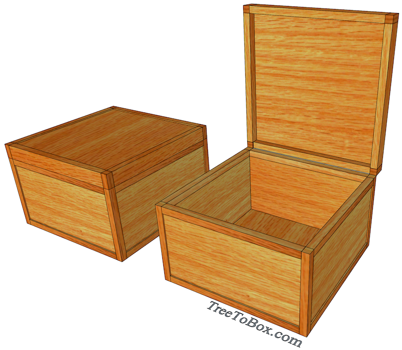 Plans for USCG Wooden Hat Box - TreeToBox
