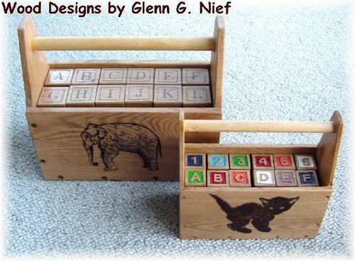 Custom Personalized Wooden ABC blocks - TreeToBox
