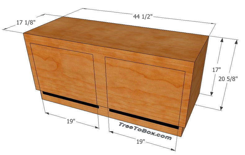 Double Revolving vinyl record album cabinet – TreeToBox