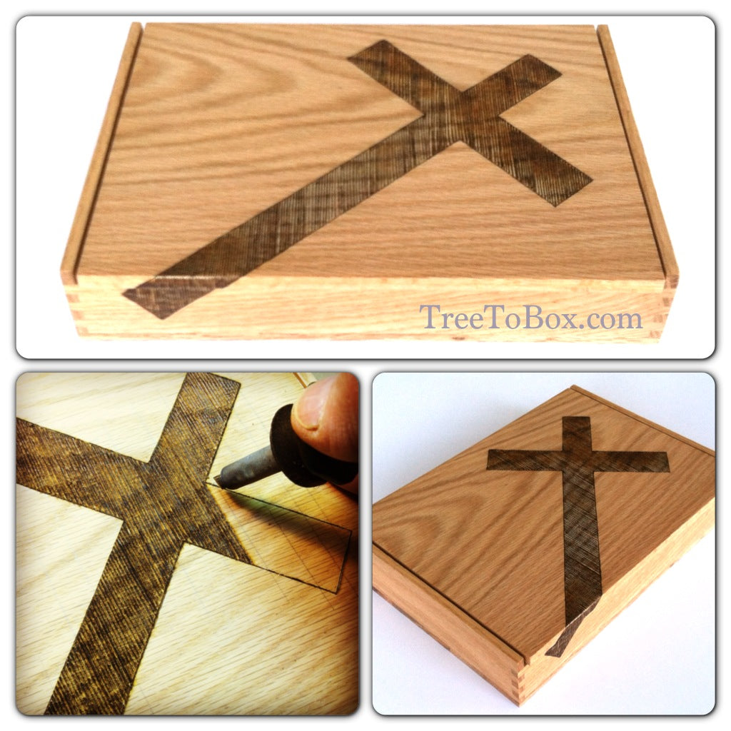 Custom wooden Bible box - TreeToBox