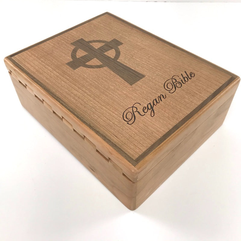 Custom wooden Bible box - TreeToBox