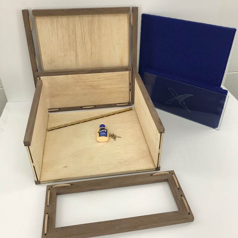 Wooden USCG Hat box kit