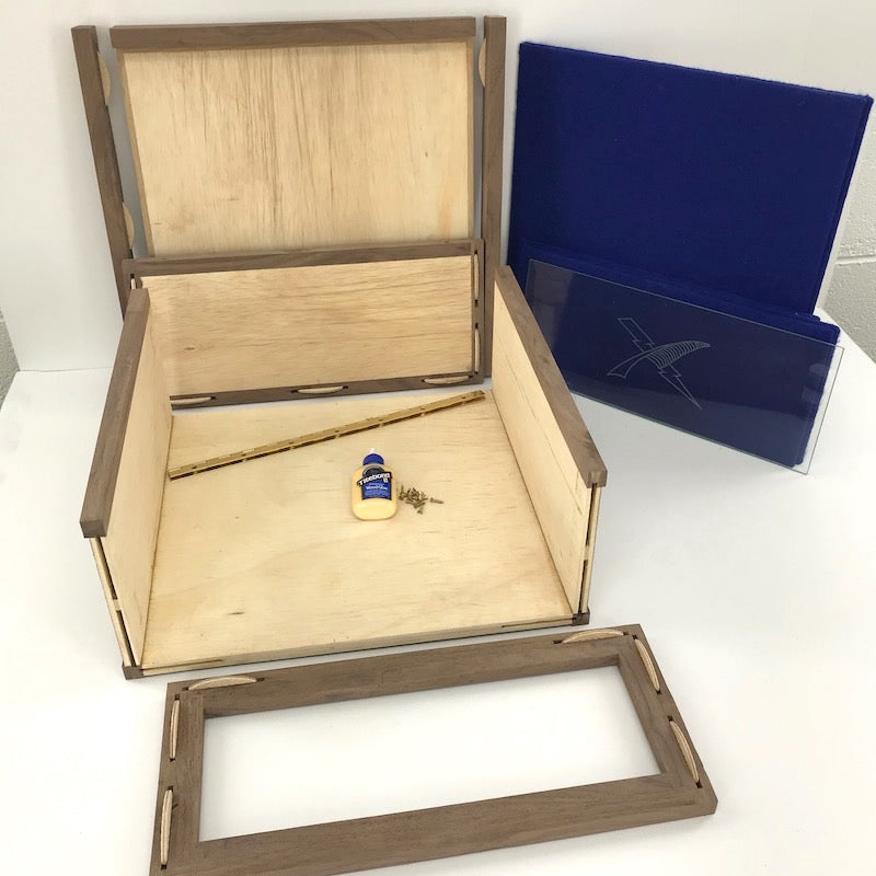 Wooden USCG Hat box kit