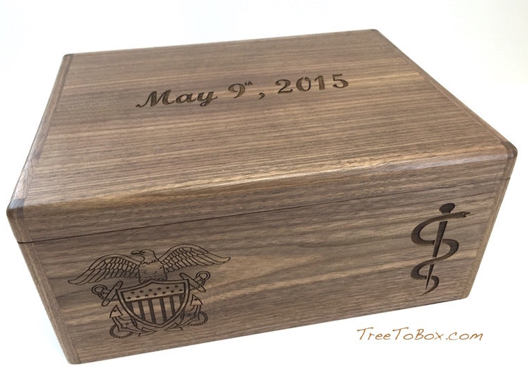 Custom wooden Gun box - TreeToBox