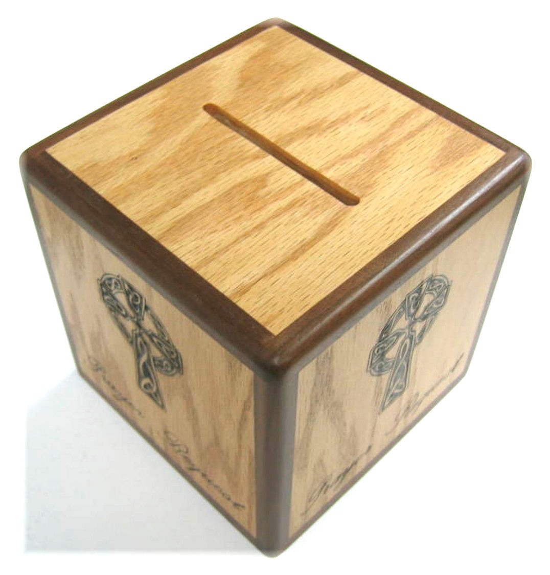 Prayer Requests box With Celtic cross - TreeToBox