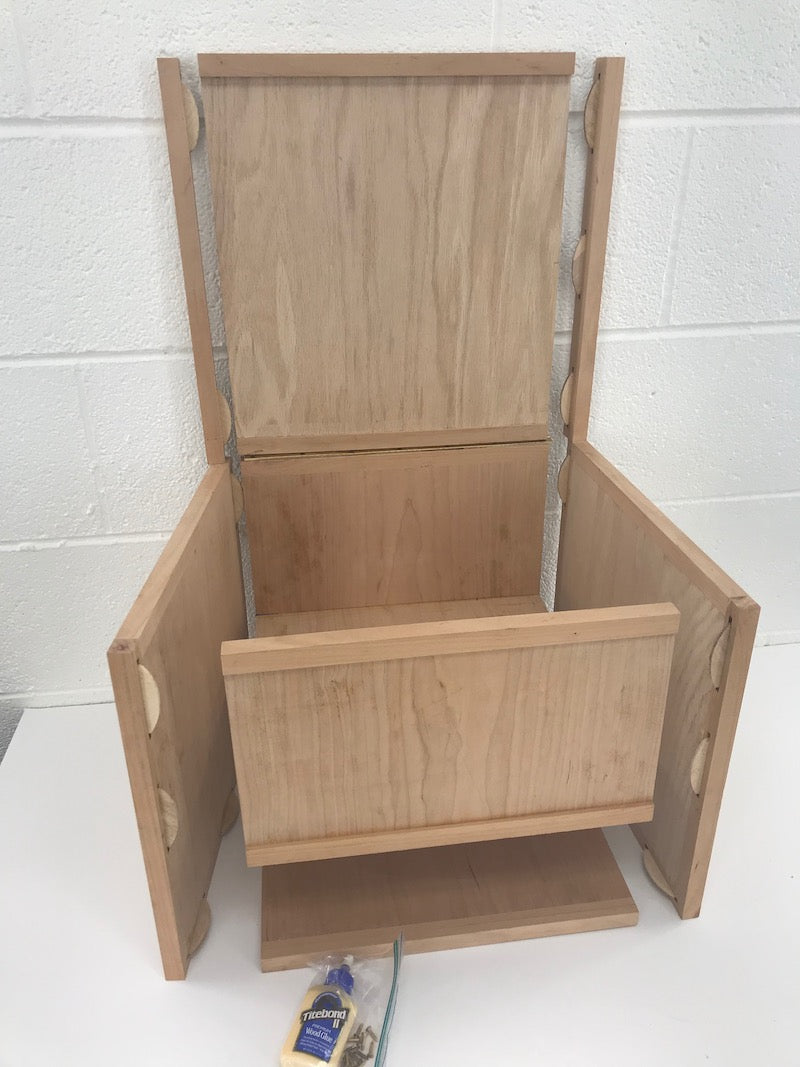 Wooden USCG Hat box kit