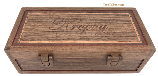 Custom wooden keepsake box