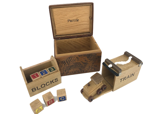 Available now Custom One-of-Kind Toy Box - TreeToBox