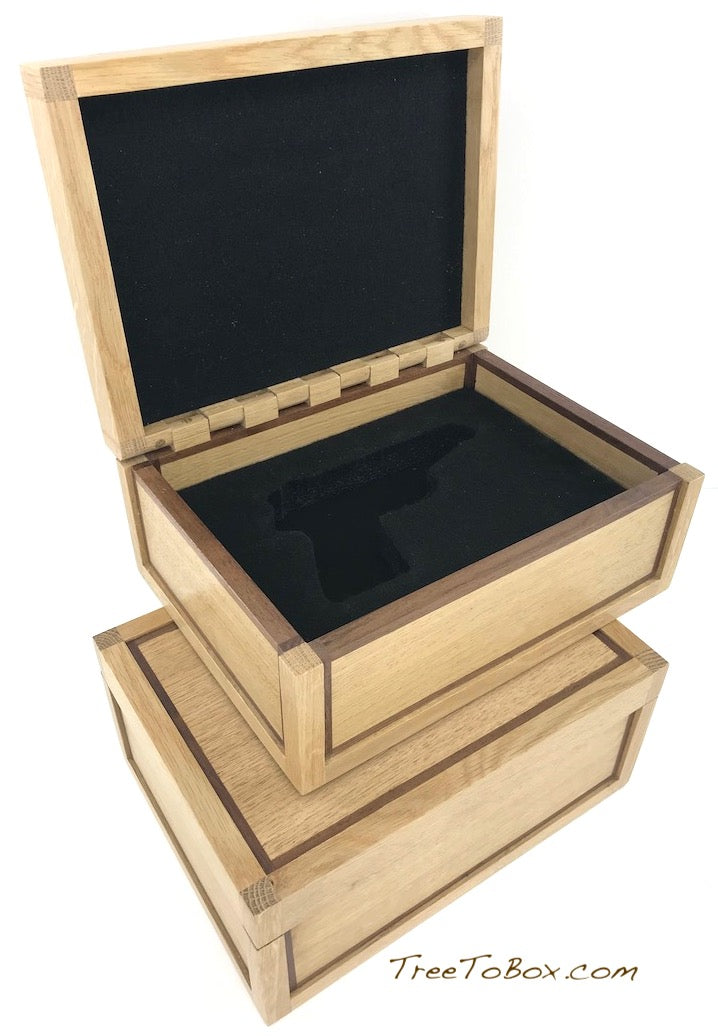 Custom wooden Gun box - TreeToBox