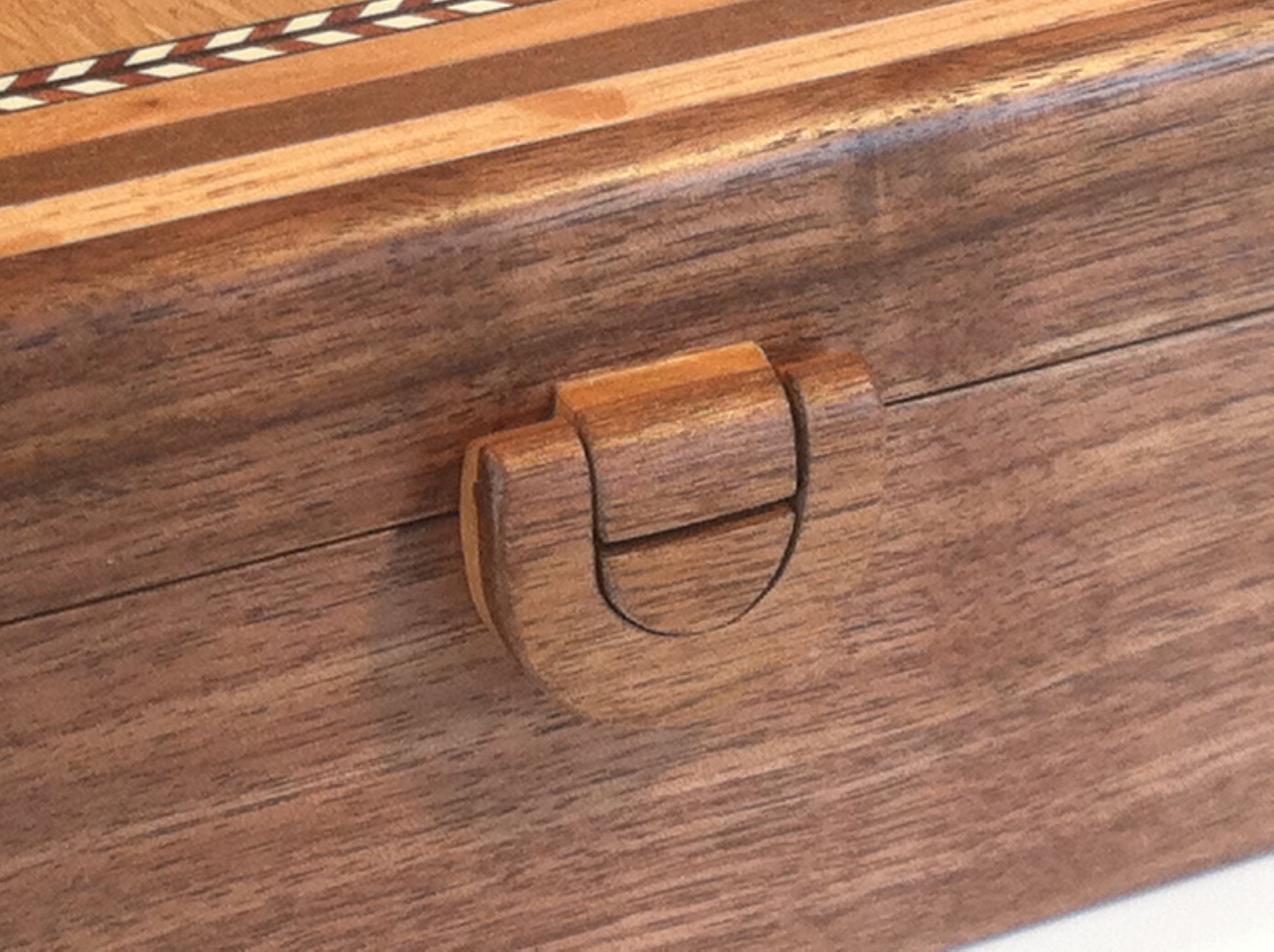 Custom wooden box wooden latch - treetobox