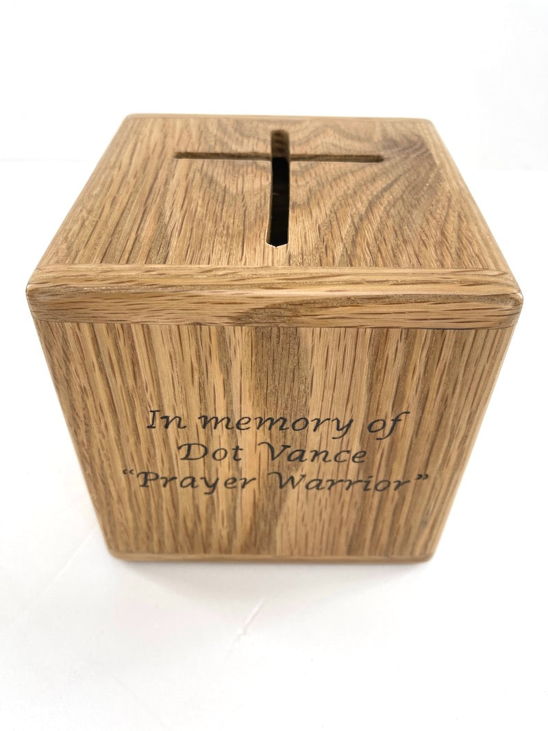 Design a Custom Wooden Prayer box<p><h5><span style="color: #2b00ff;">(Base price shown) - TreeToBox