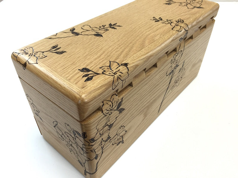 Custom wooden Recipe box - TreeToBox