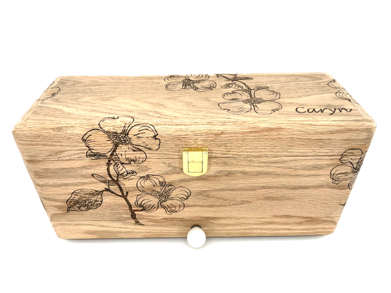 Custom wooden Recipe box<p><h5><span style="color: #2b00ff;">(Base price shown) - TreeToBox