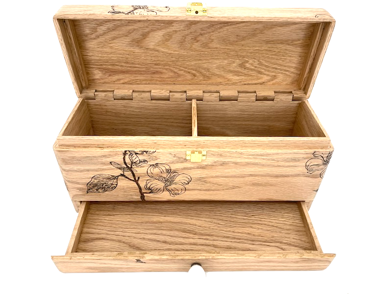 Custom wooden Recipe box<p><h5><span style="color: #2b00ff;">(Base price shown) - TreeToBox