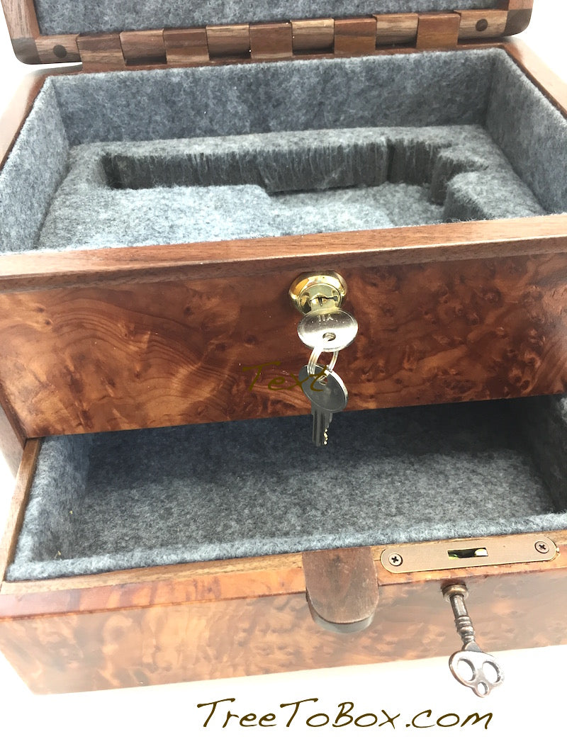 Custom wooden Gun box - TreeToBox
