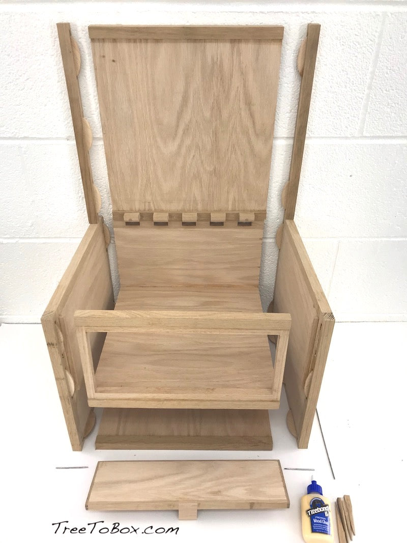 Wooden USCG Hat box kit