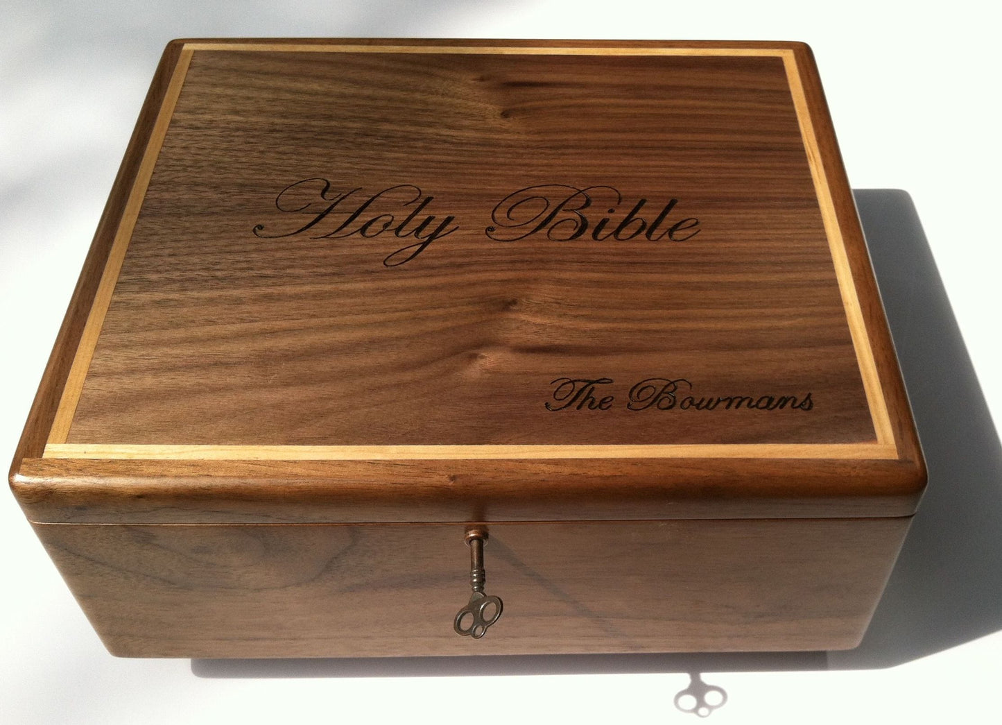 Custom wooden Bible box - TreeToBox