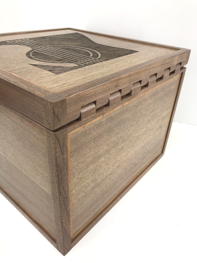 Custom wooden memory box