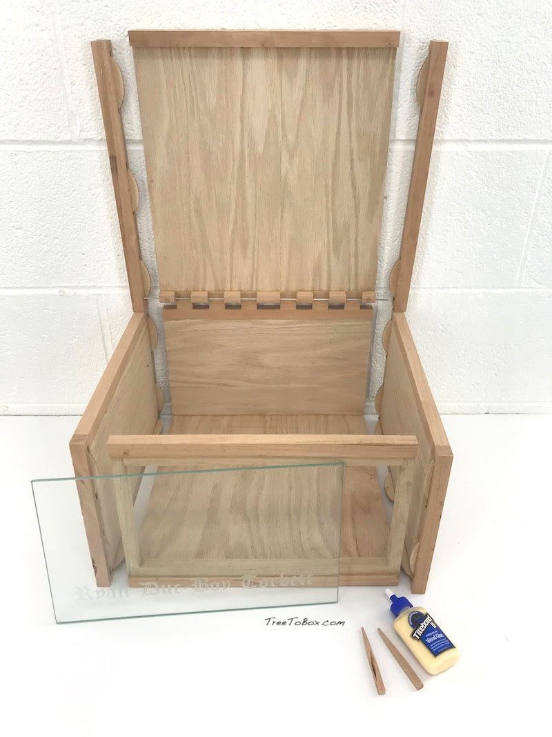 Wooden USCG Hat box kit