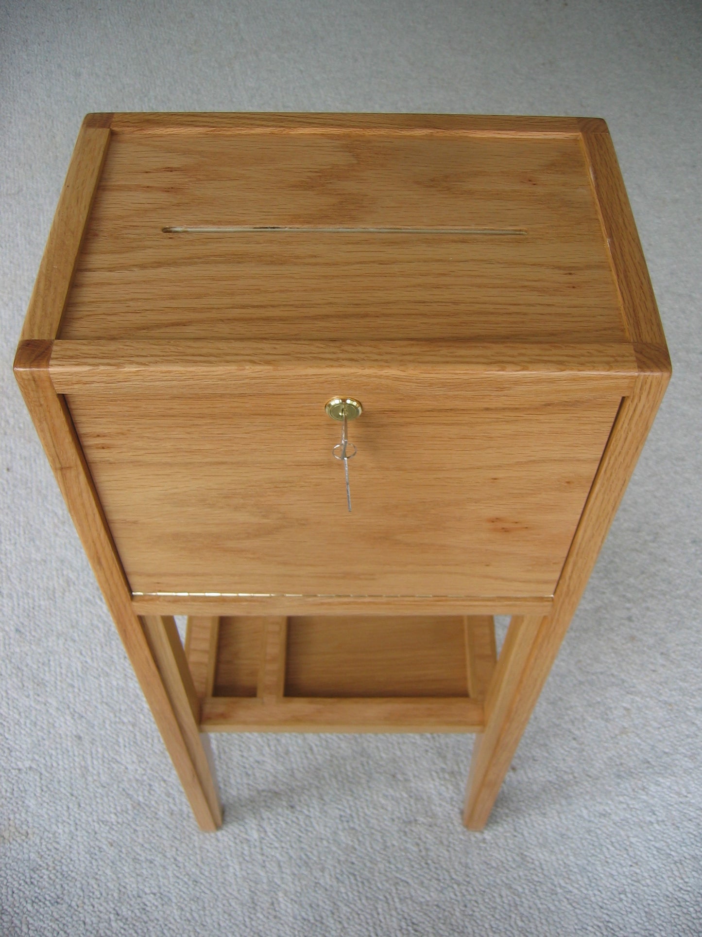 Wooden Prayer box with stand - TreeToBox
