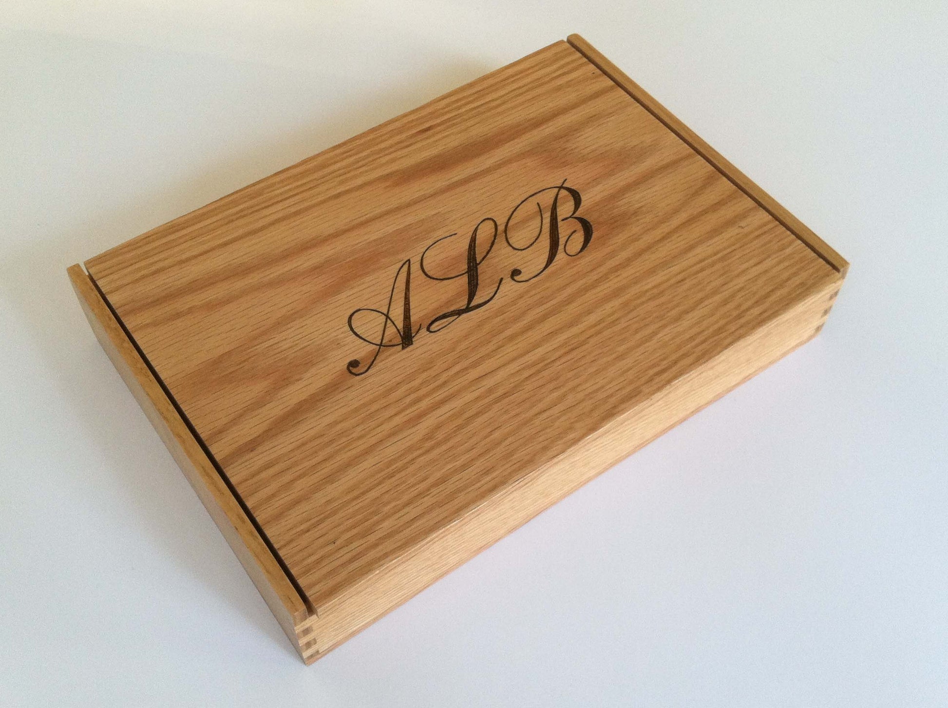 Available now Oak box 10-3/8" x 6-5/8" x 1-3/8" - TreeToBox