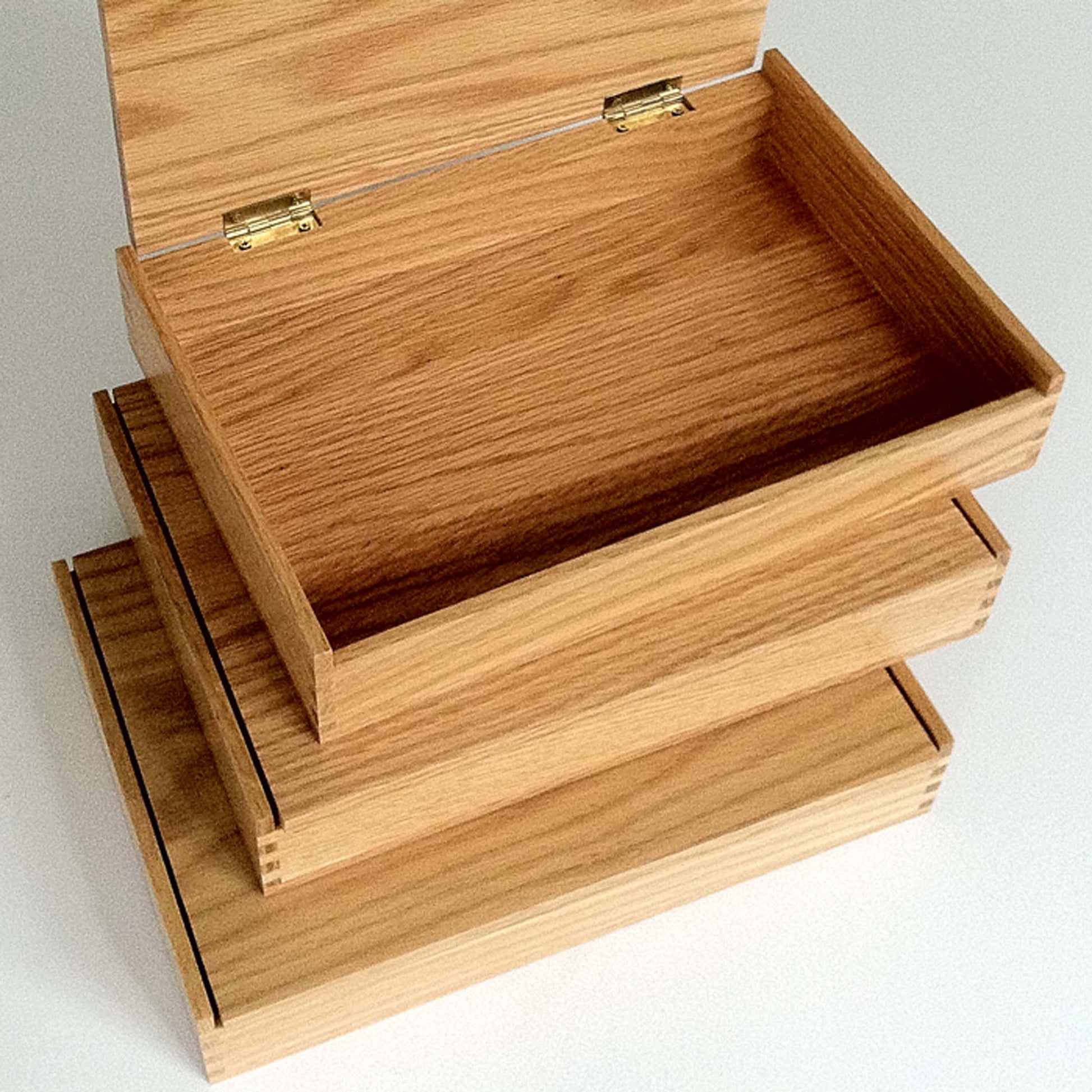 Available now Oak box 10-3/8" x 6-5/8" x 1-3/8" - TreeToBox