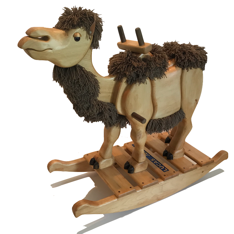 Wooden Rocking Camel - TreeToBox