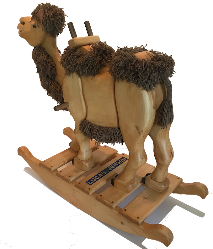 Wooden Rocking Camel - TreeToBox