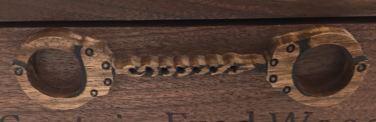 Wooden Sheriff Hat Box - TreeToBox