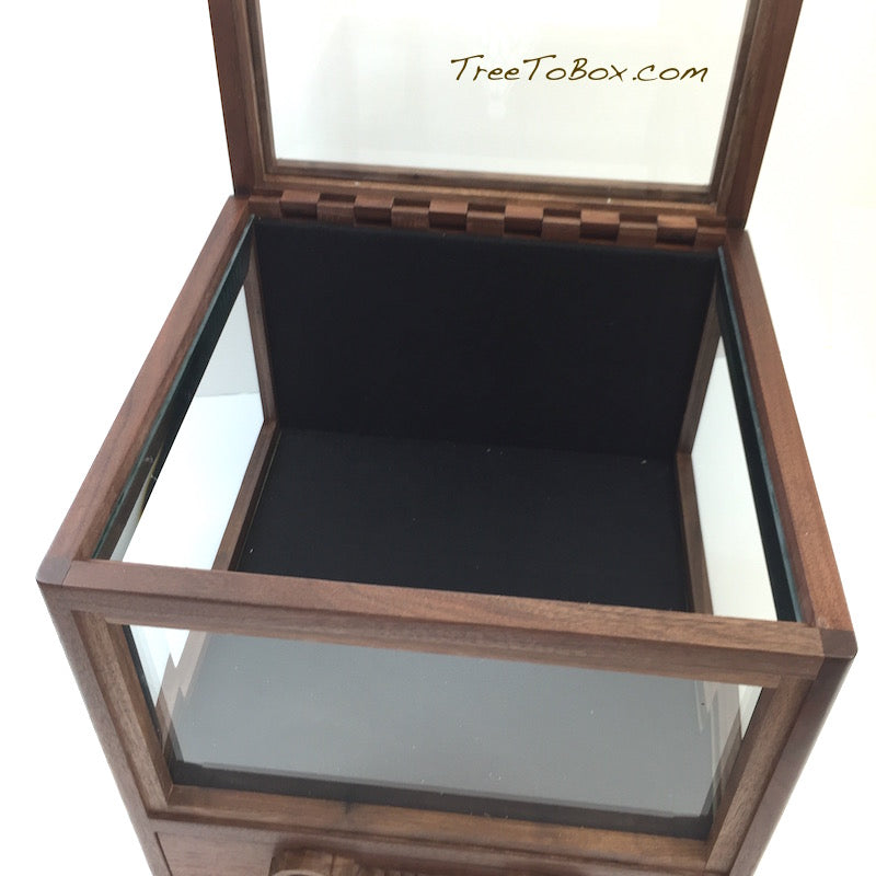 Wooden Sheriff Hat Box - TreeToBox