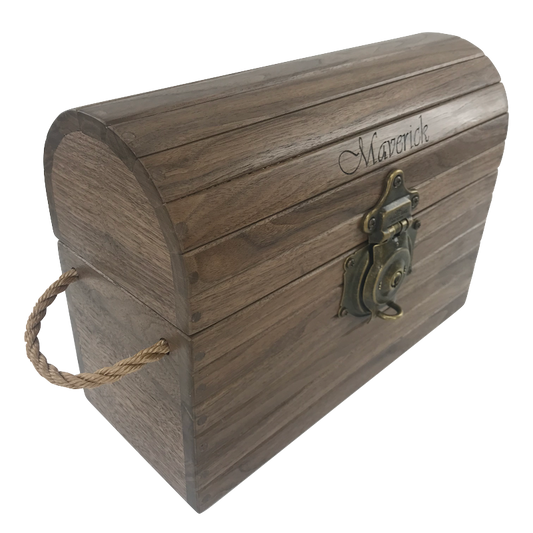 Wooden Treasure Chest - TreeToBox
