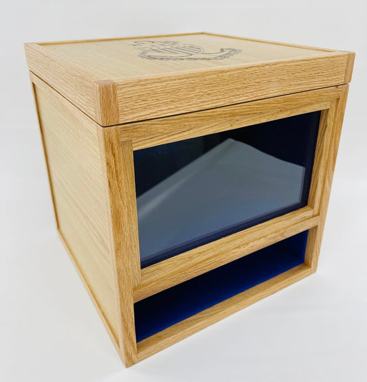 Plans of Hat box with glass front and shelf - TreeToBox