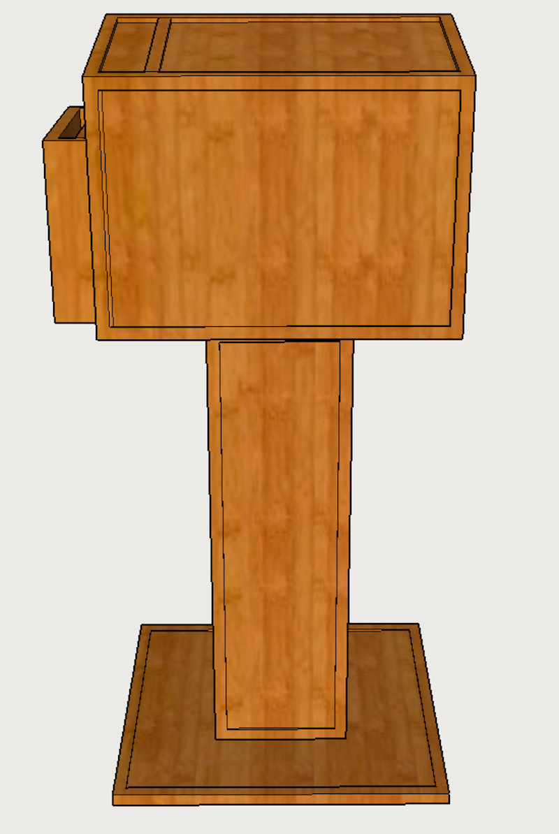 Visitor Comment box with pedestal - TreeToBox